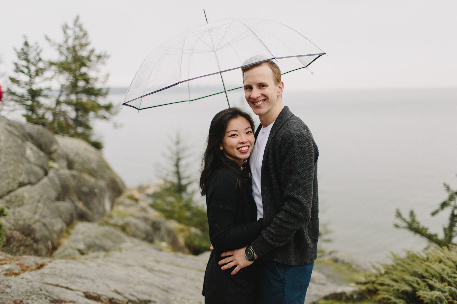 Lighthouse Park Engagement Photos in West Vancouver