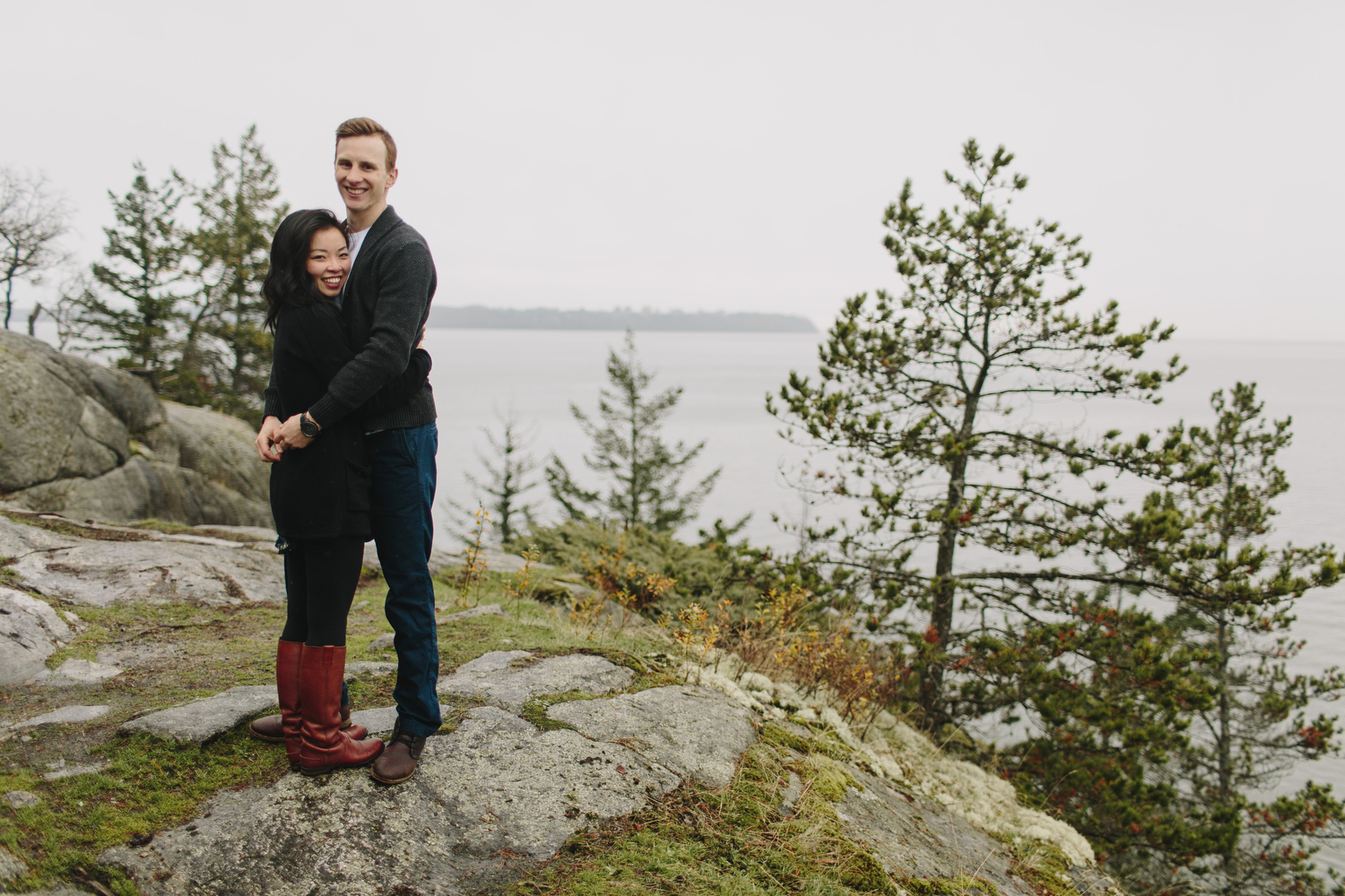 Lighthouse Park Engagement Photos in West Vancouver