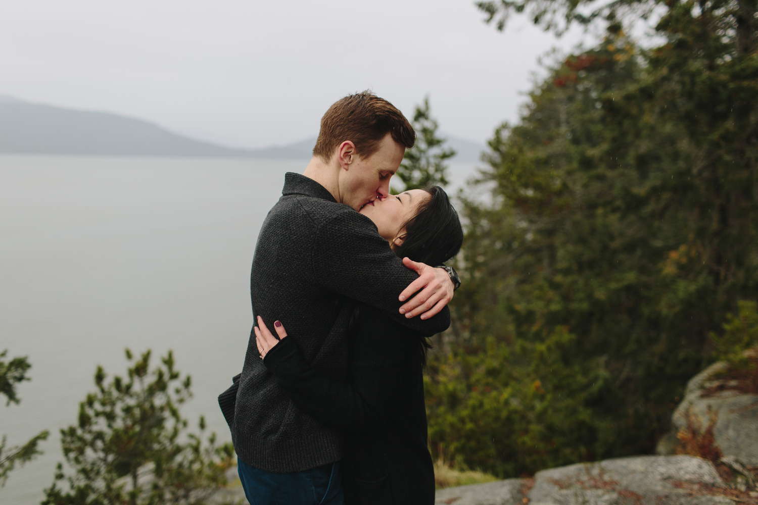 Lighthouse Park Engagement Photos in West Vancouver