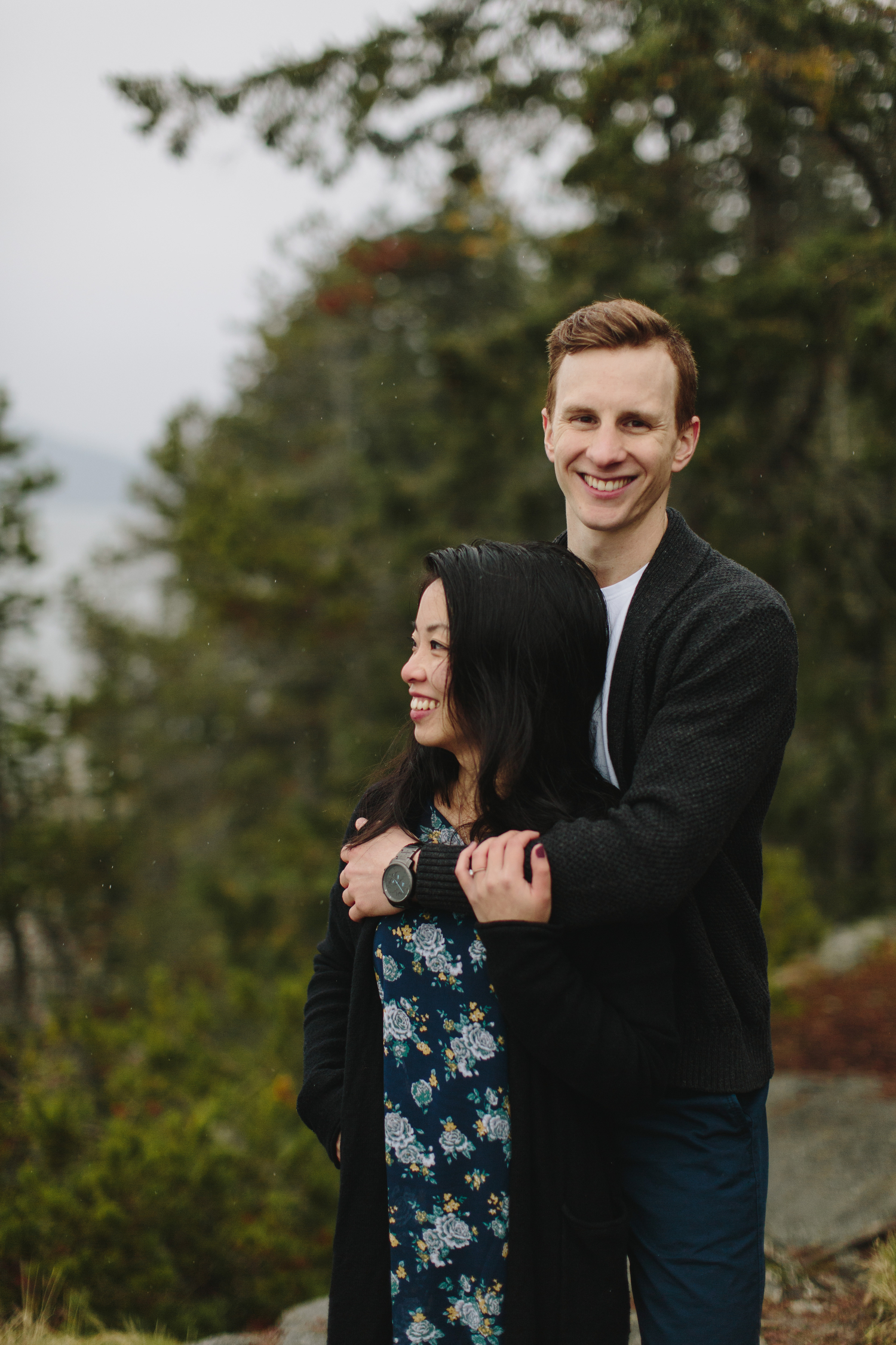 Lighthouse Park Engagement Photos in West Vancouver