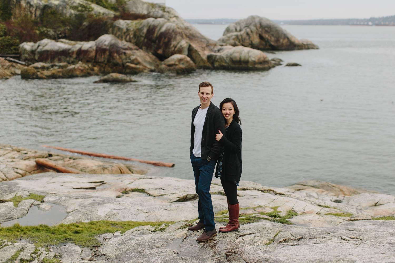 Lighthouse Park Engagement Photos in West Vancouver