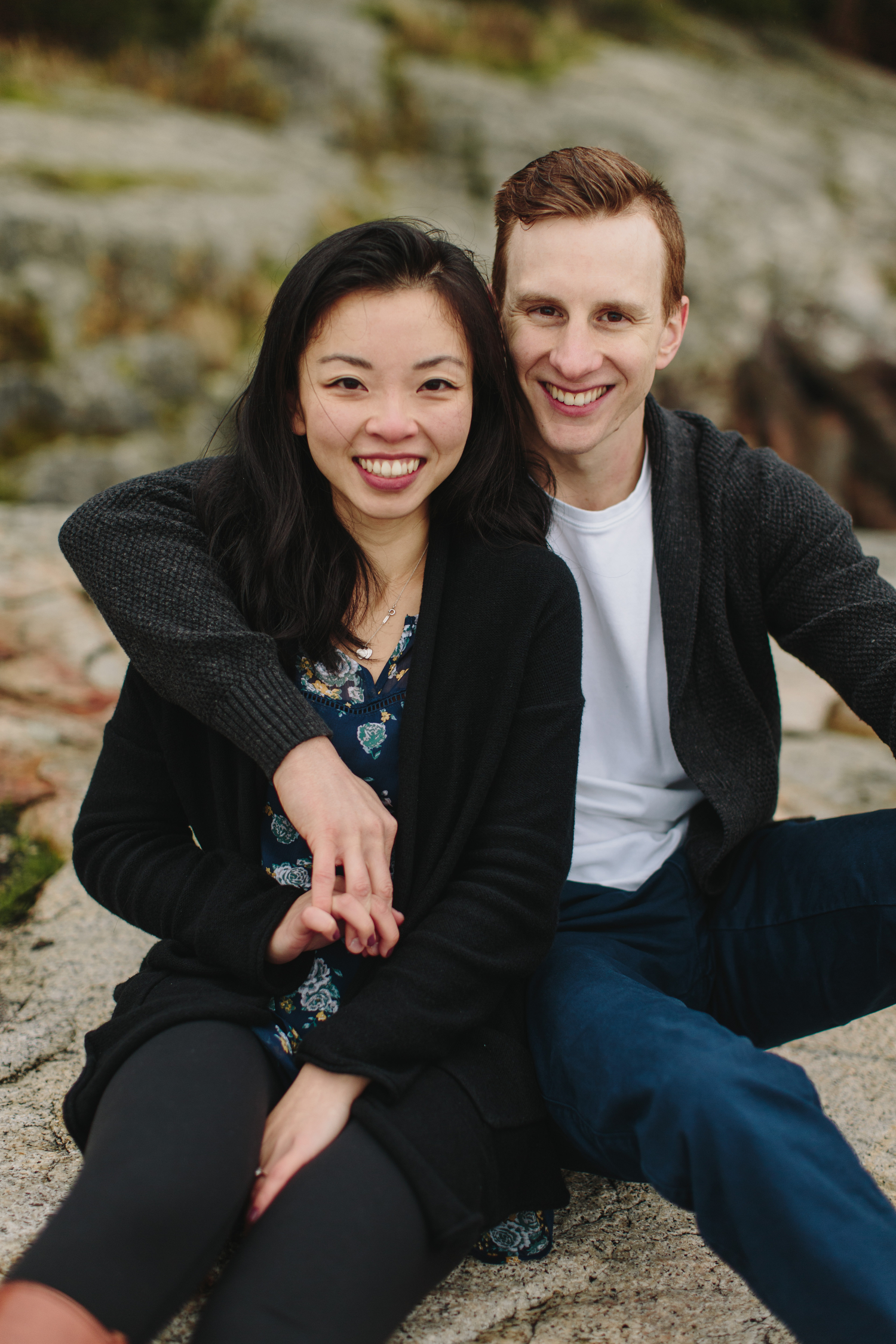 Lighthouse Park Engagement Photos in West Vancouver