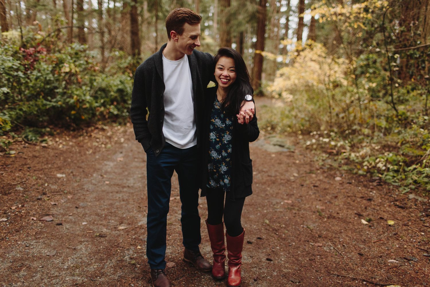 Lighthouse Park Engagement Photos in West Vancouver