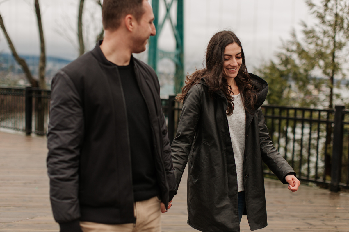 stanley park engagement photos