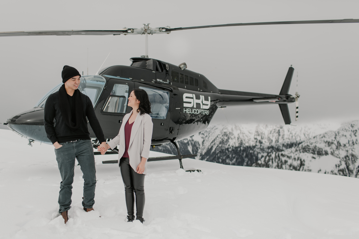 vancouver helicopter engagement session