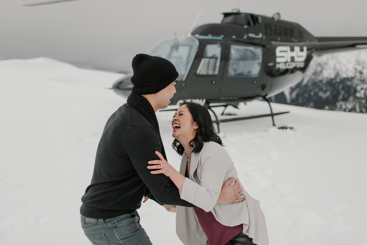 vancouver helicopter engagement session