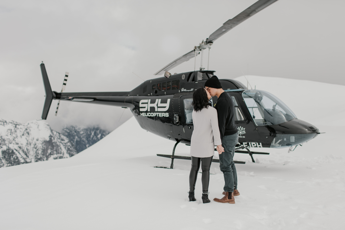 vancouver helicopter engagement session