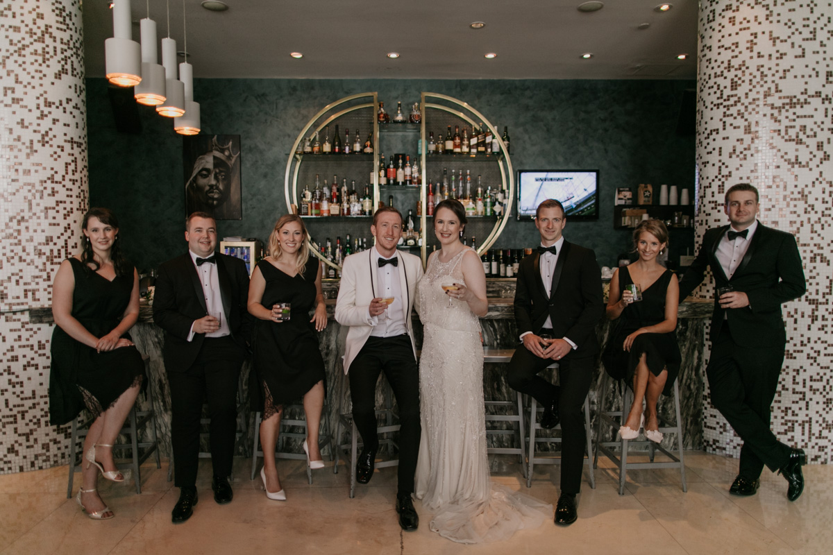 Brix Restaurant Wedding Photos