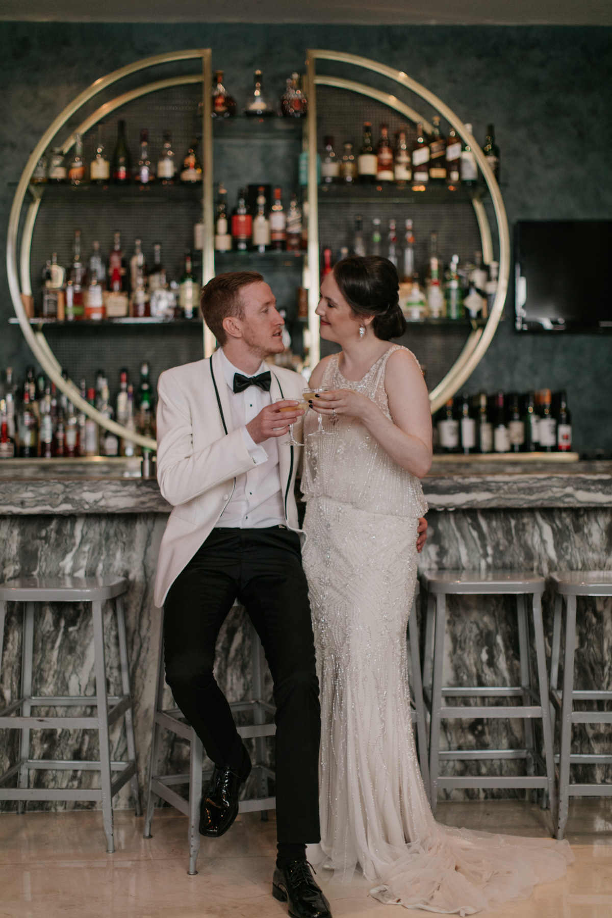 Brix Restaurant Wedding Photos