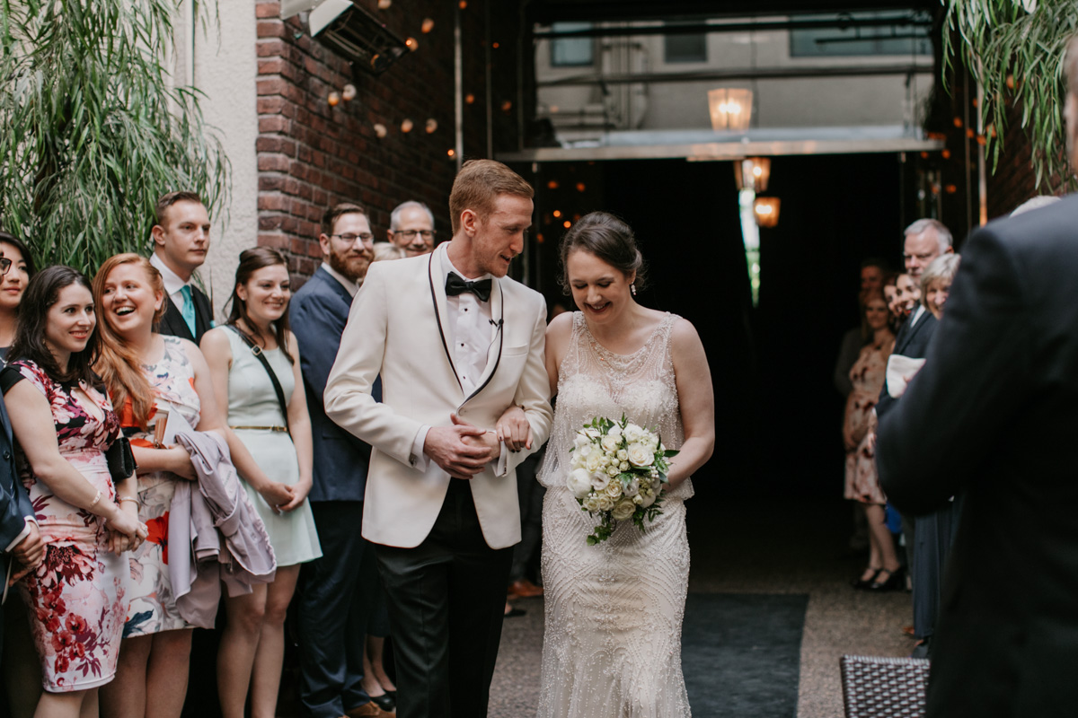 Brix Restaurant Wedding Photos