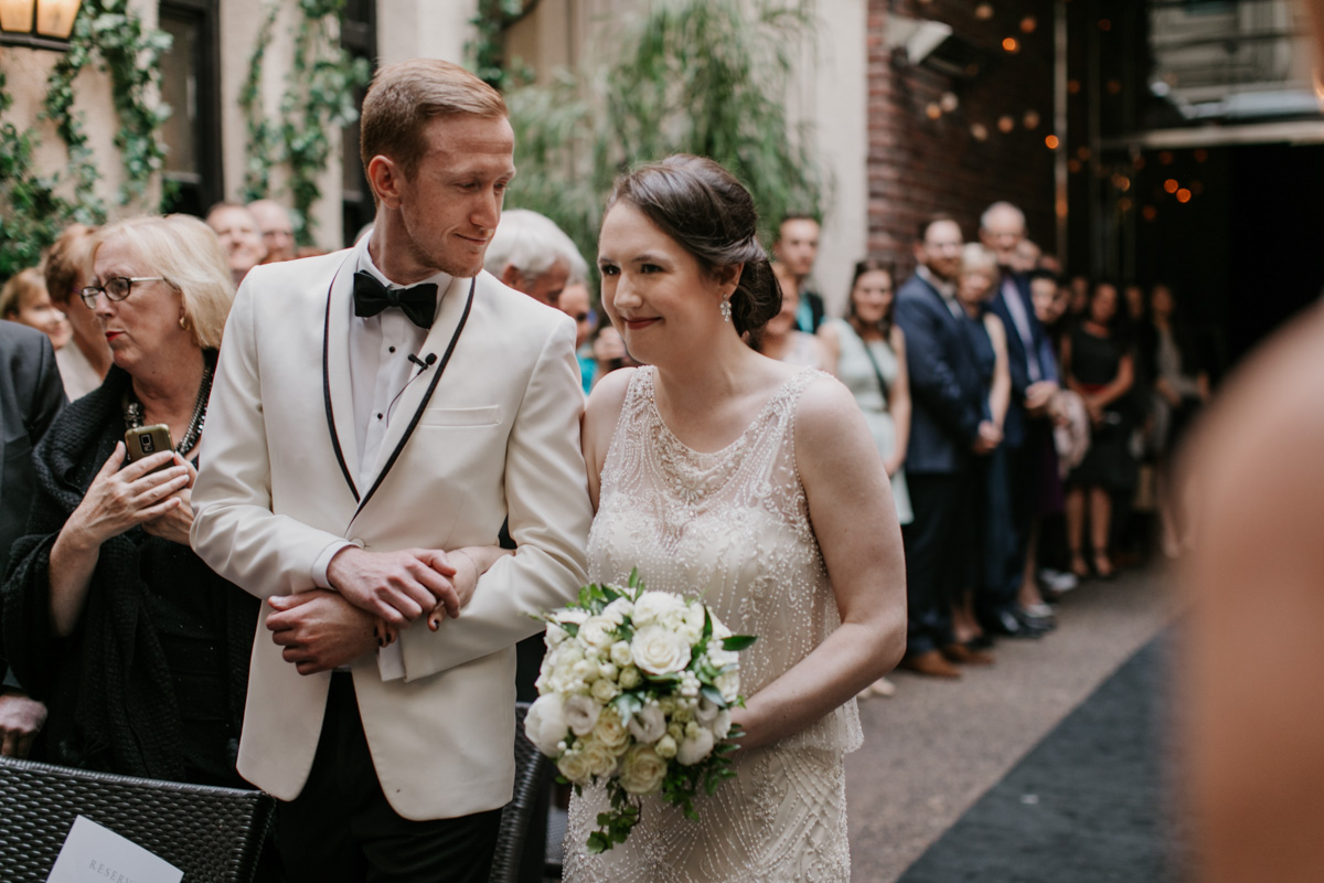 Brix Restaurant Wedding Photos