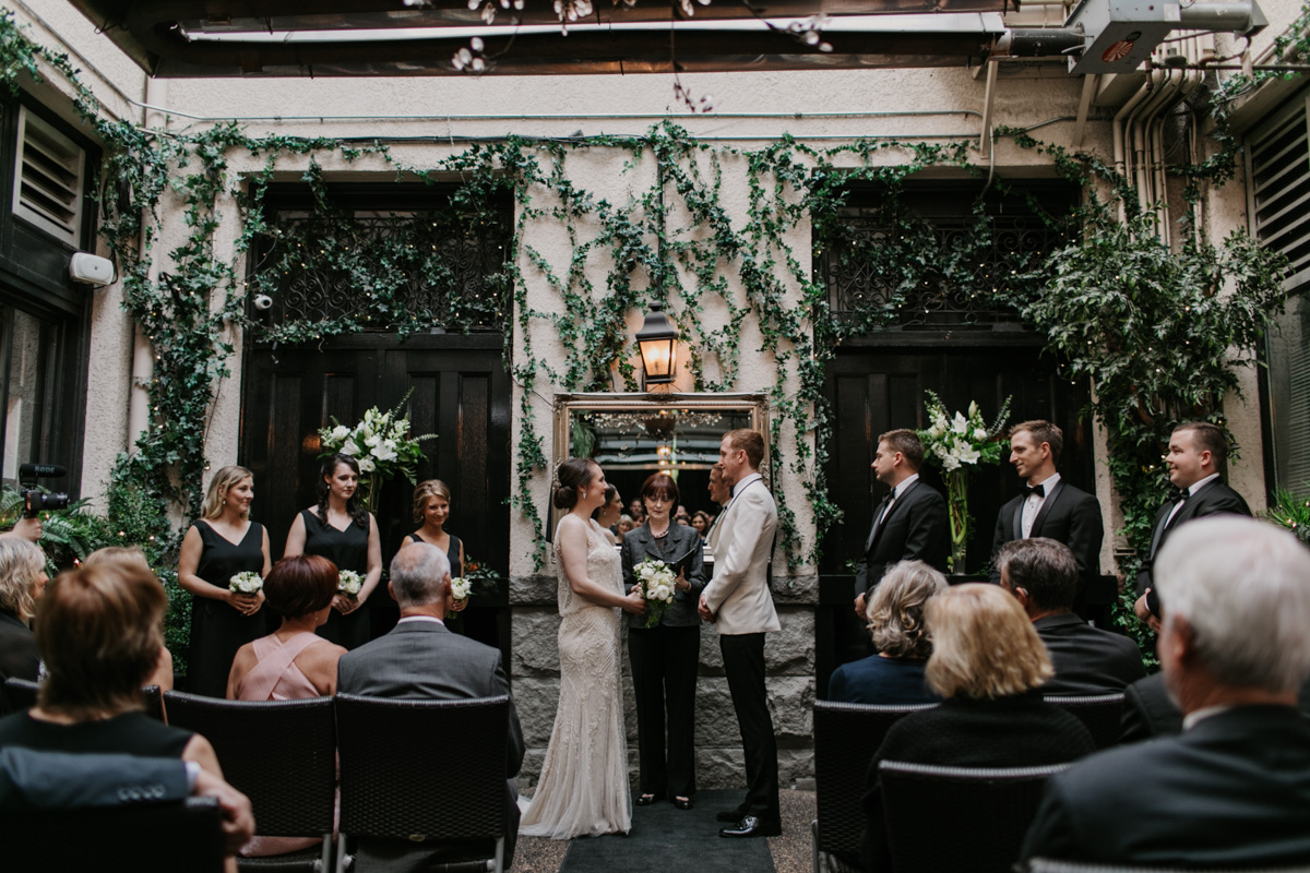 Brix Restaurant Wedding Photos
