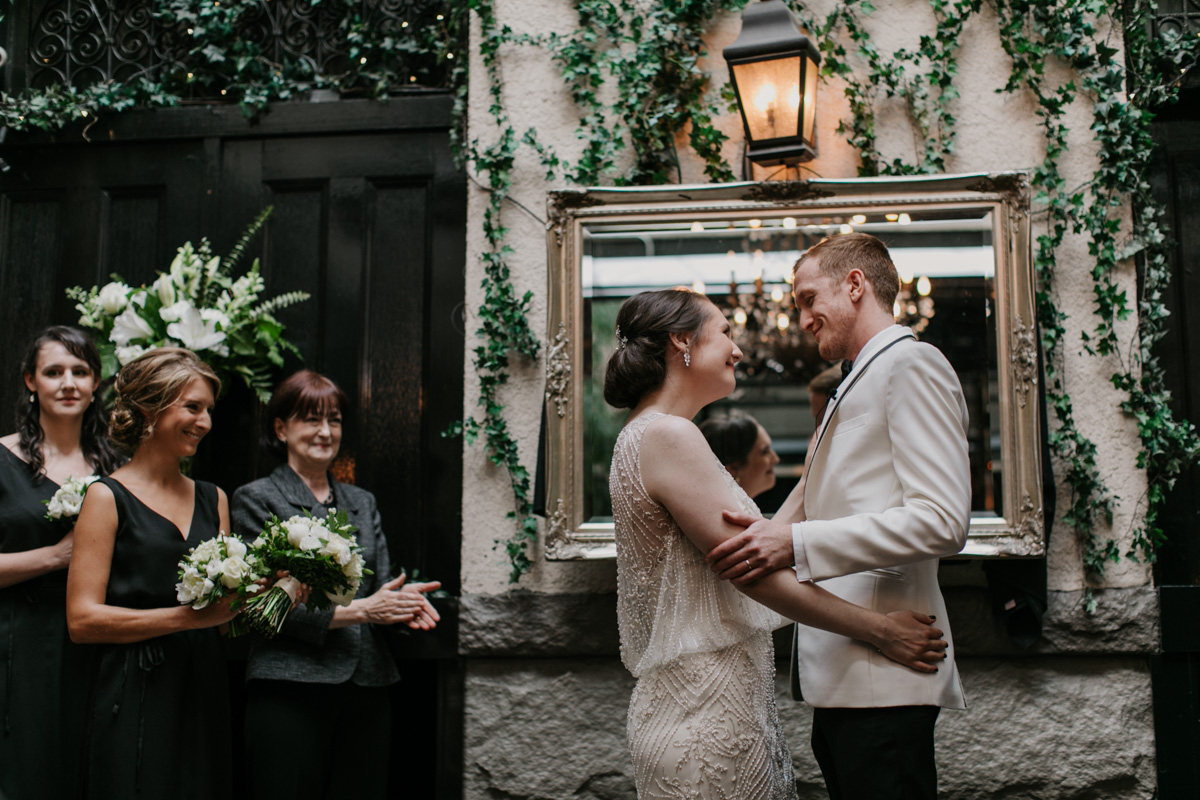 Brix Restaurant Wedding Photos
