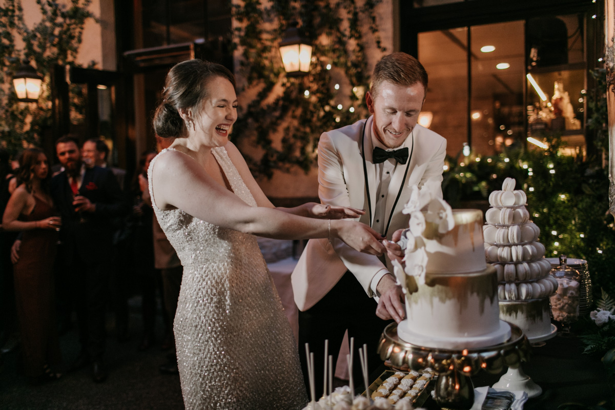 Brix Restaurant Wedding Photos