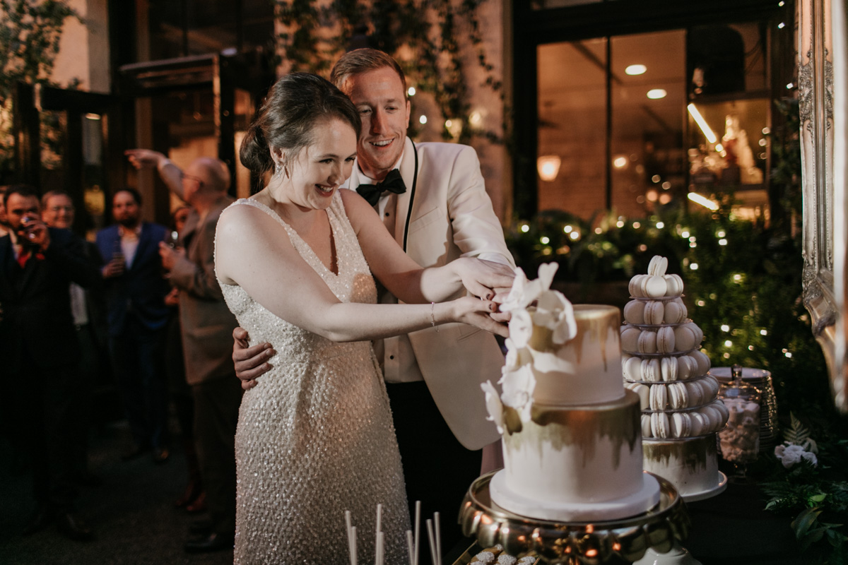 Brix Restaurant Wedding Photos