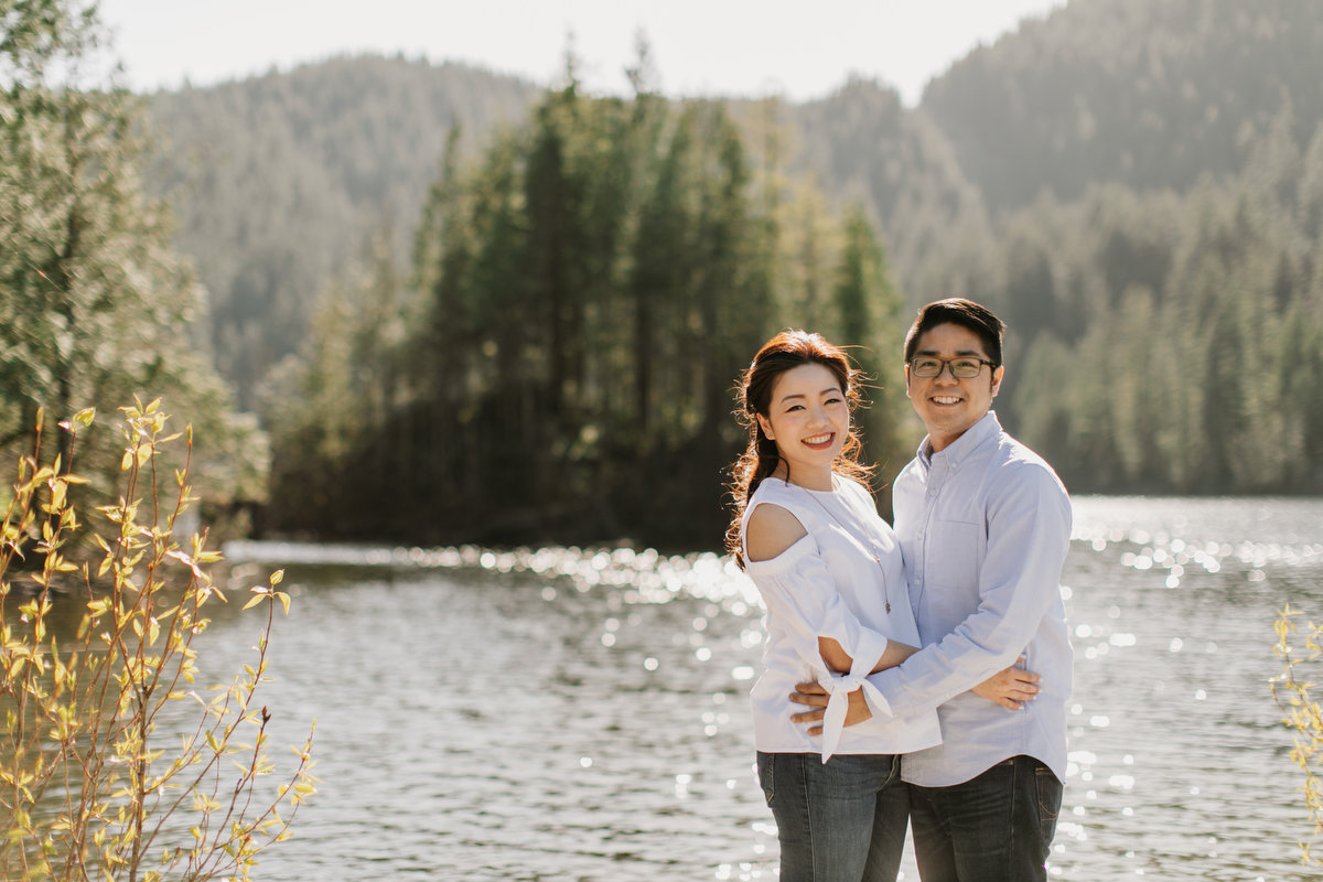 Buntzen Lake Engagement Photos