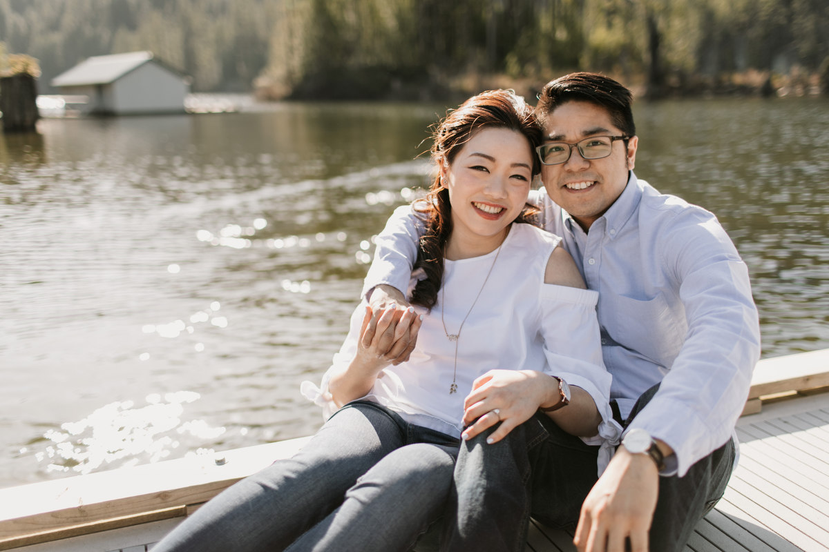 Buntzen Lake Engagement Photos