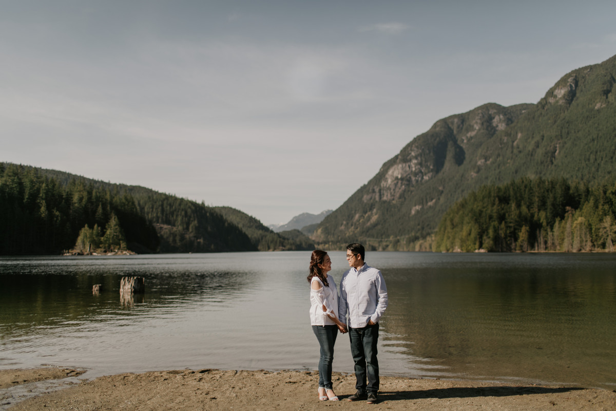 Buntzen Lake Engagement Photos