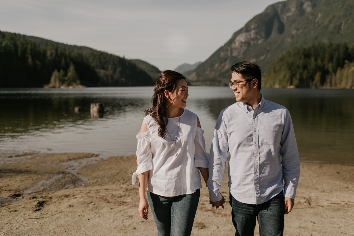 Buntzen Lake Engagement Photos