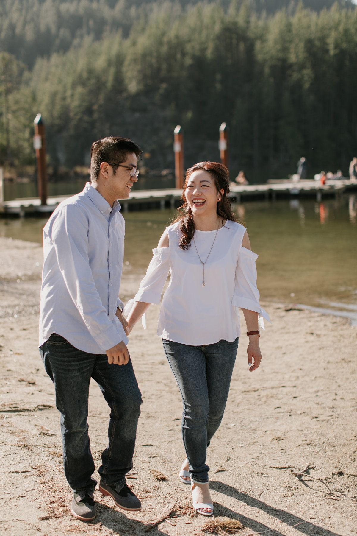 Buntzen Lake Engagement Photos