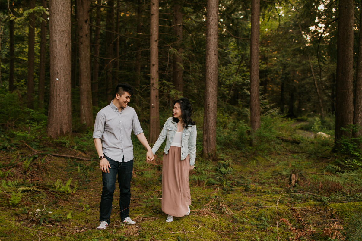whonnock lake engagement photos