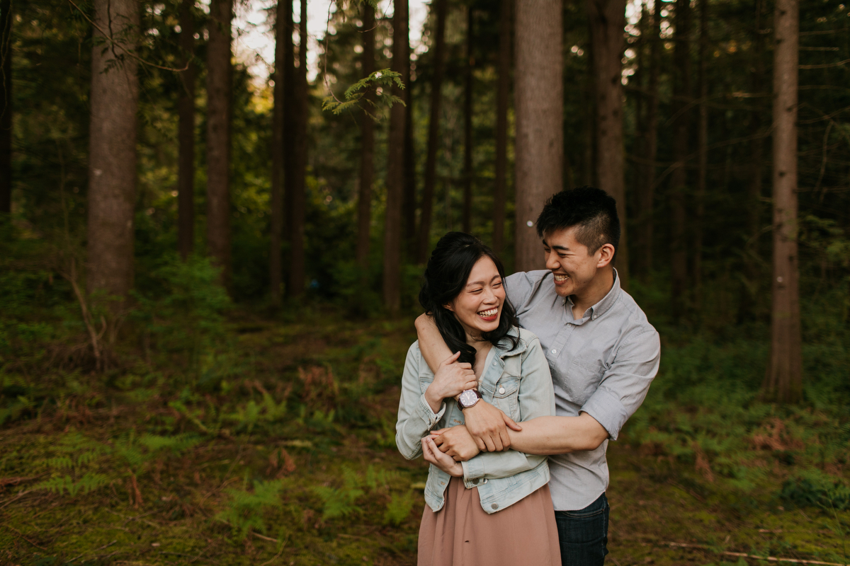 whonnock lake engagement photos