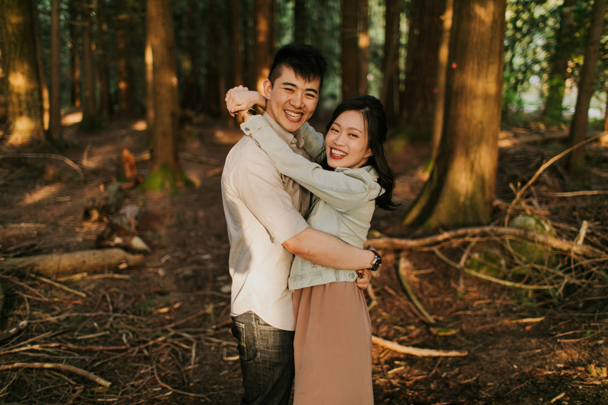 whonnock lake engagement photos