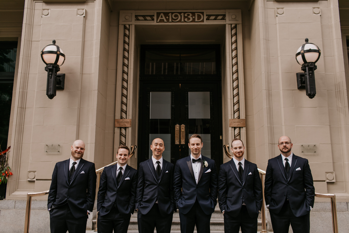 Vancouver Club Wedding Photos