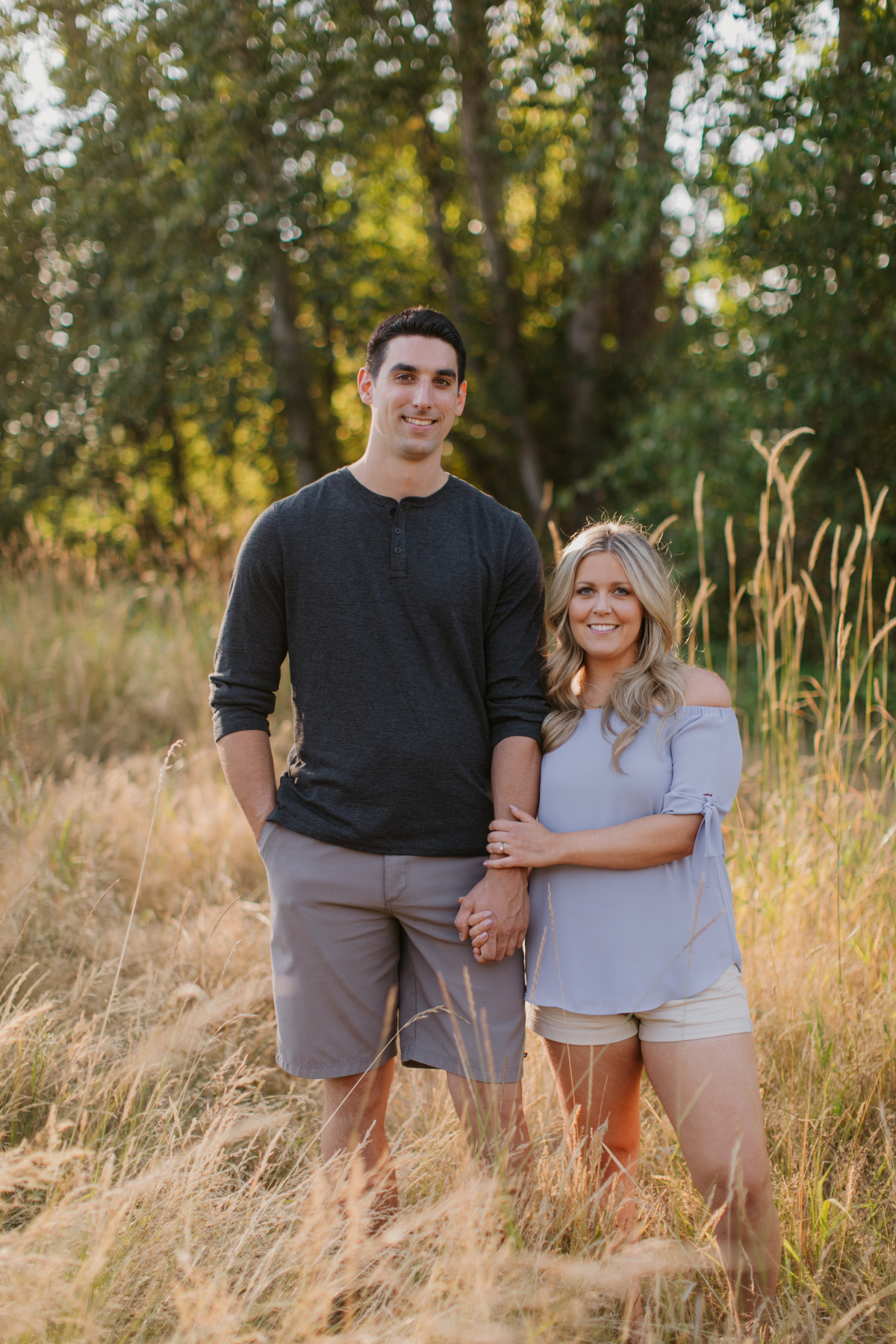 crescent beach engagement photos