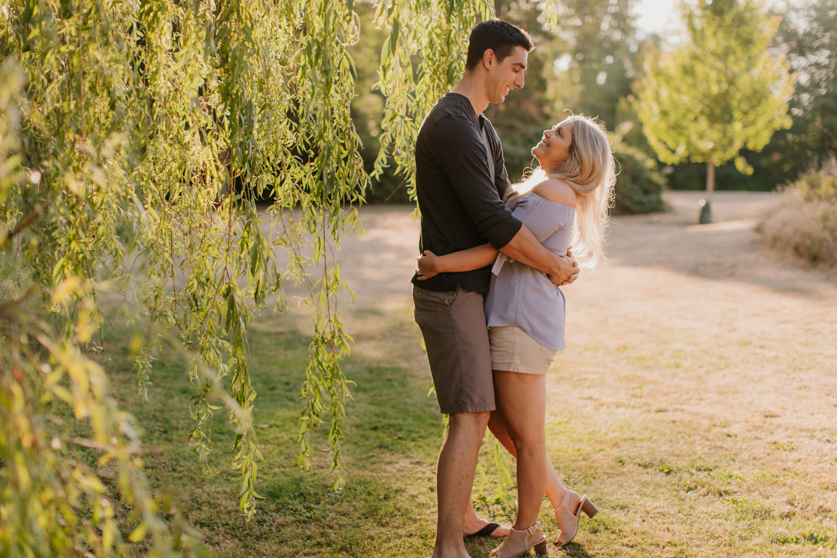 crescent beach engagement photos