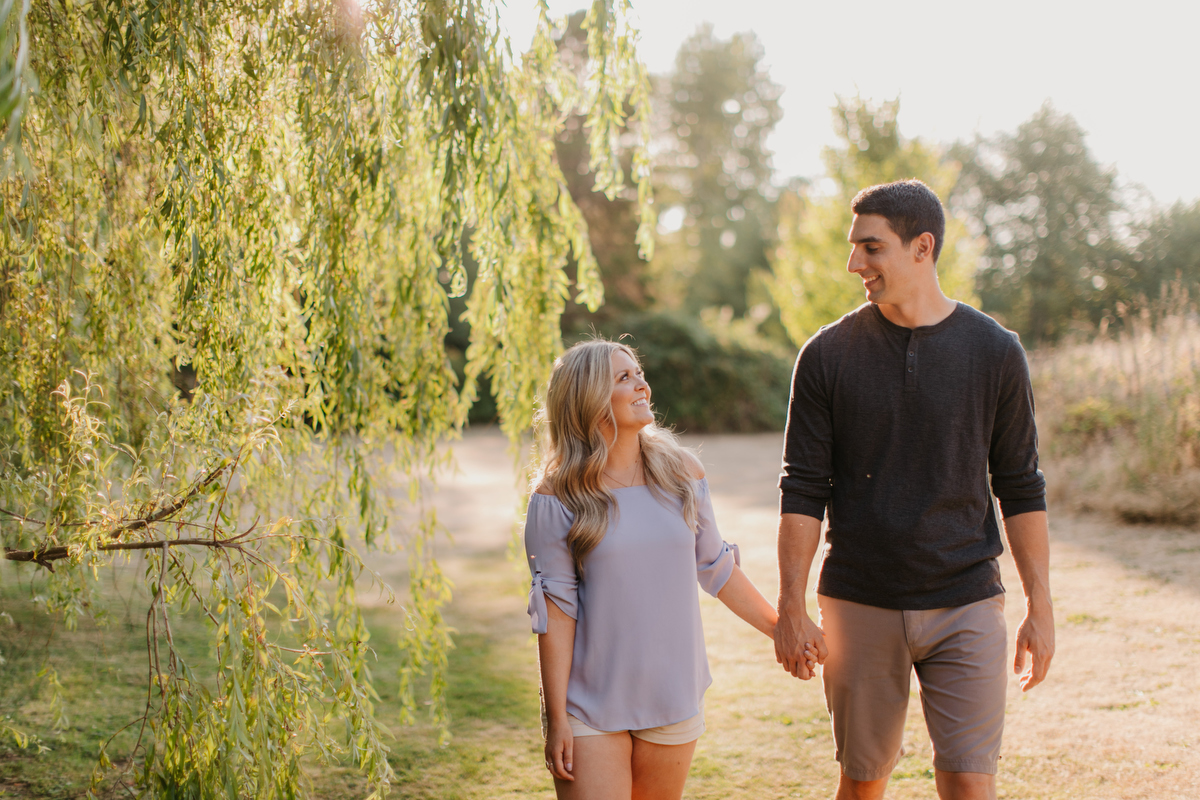 crescent beach engagement photos