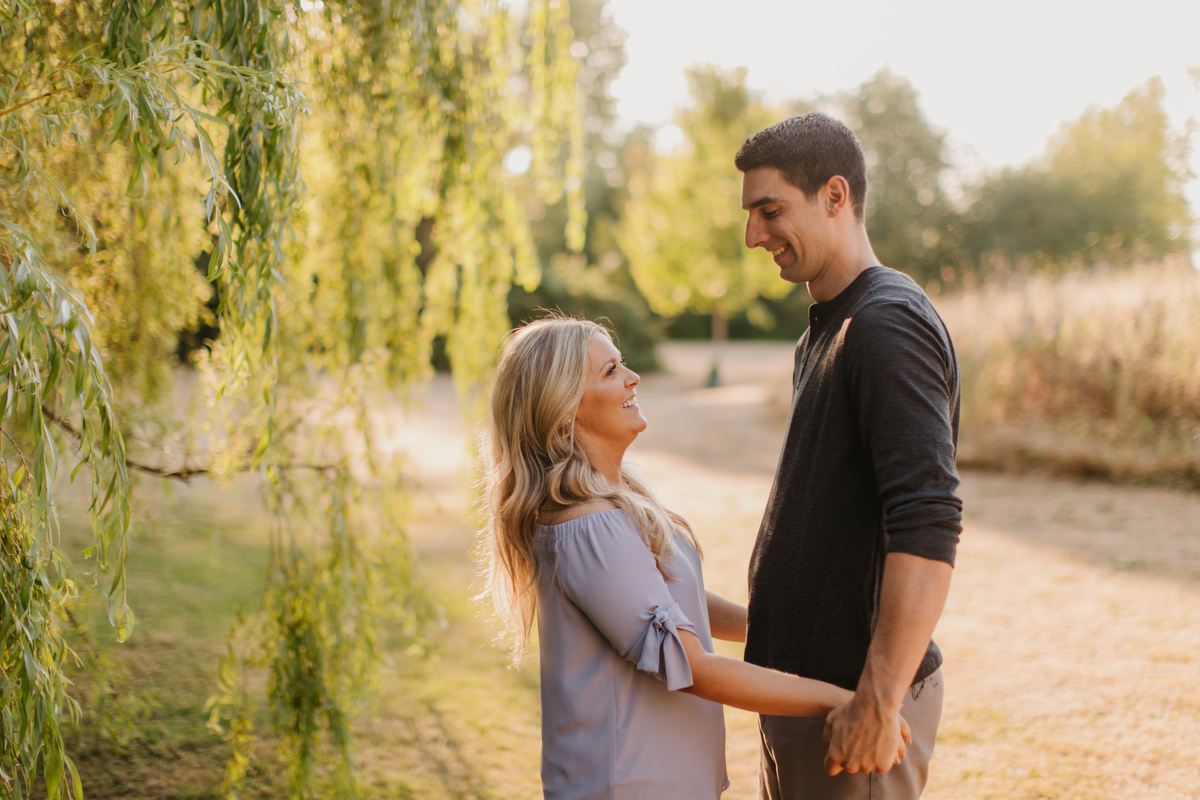crescent beach engagement photos