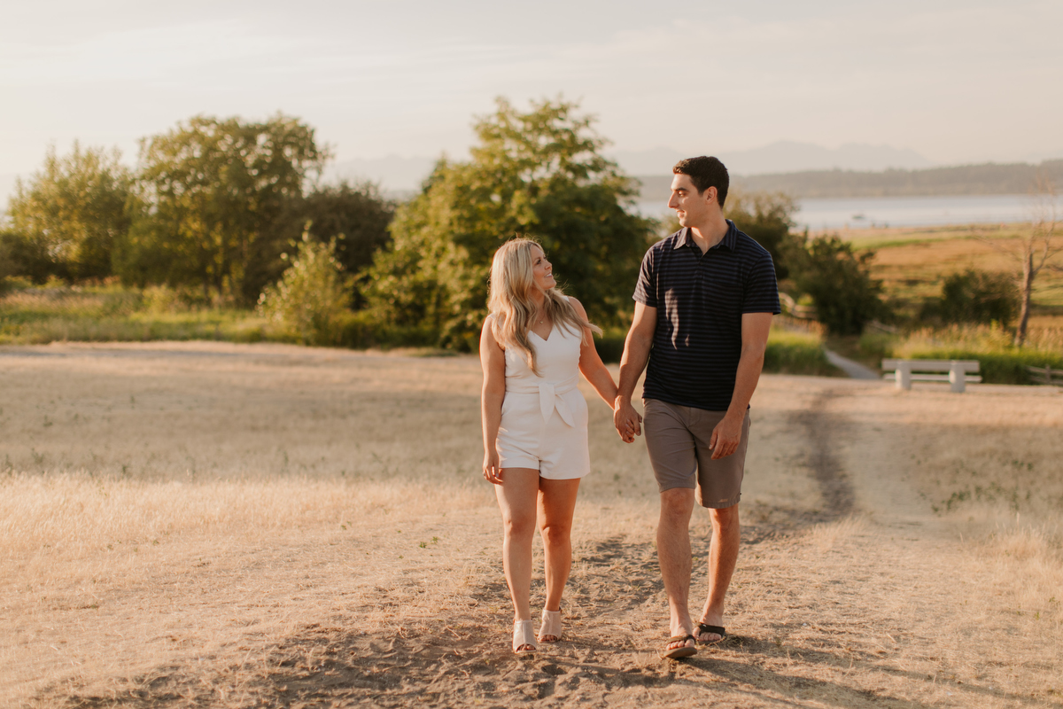 crescent beach engagement photos
