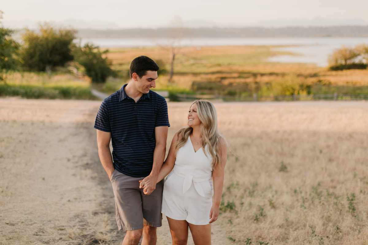 crescent beach engagement photos