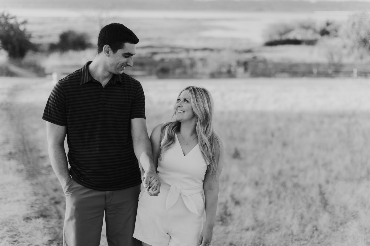 crescent beach engagement photos