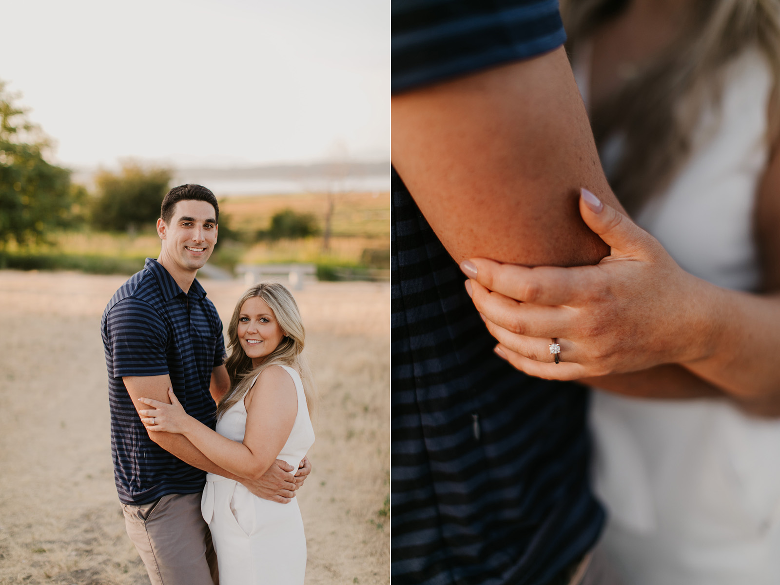 crescent beach engagement photos