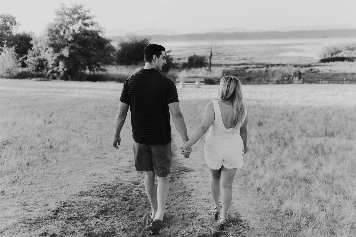 crescent beach engagement photos