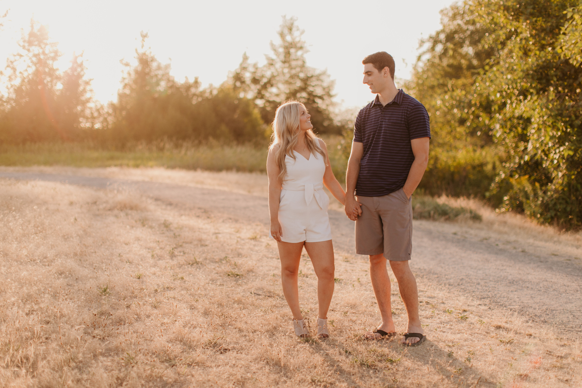 crescent beach engagement photos