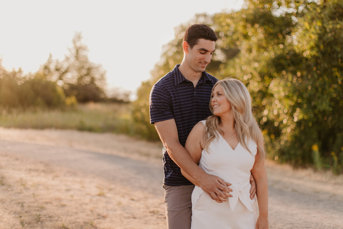 crescent beach engagement photos