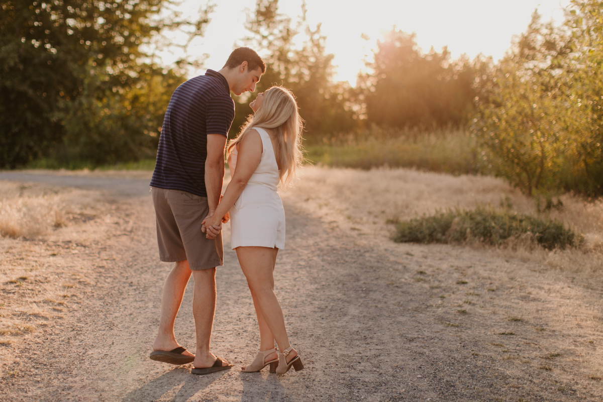 crescent beach engagement photos