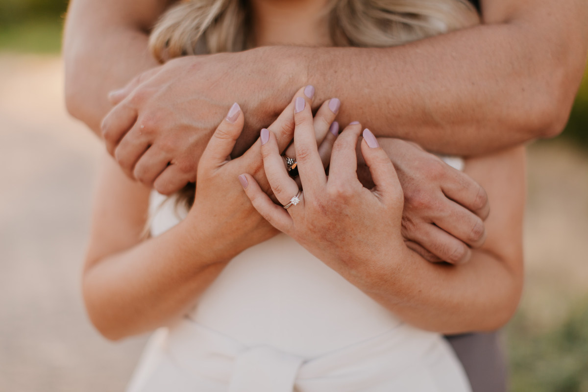 crescent beach engagement photos