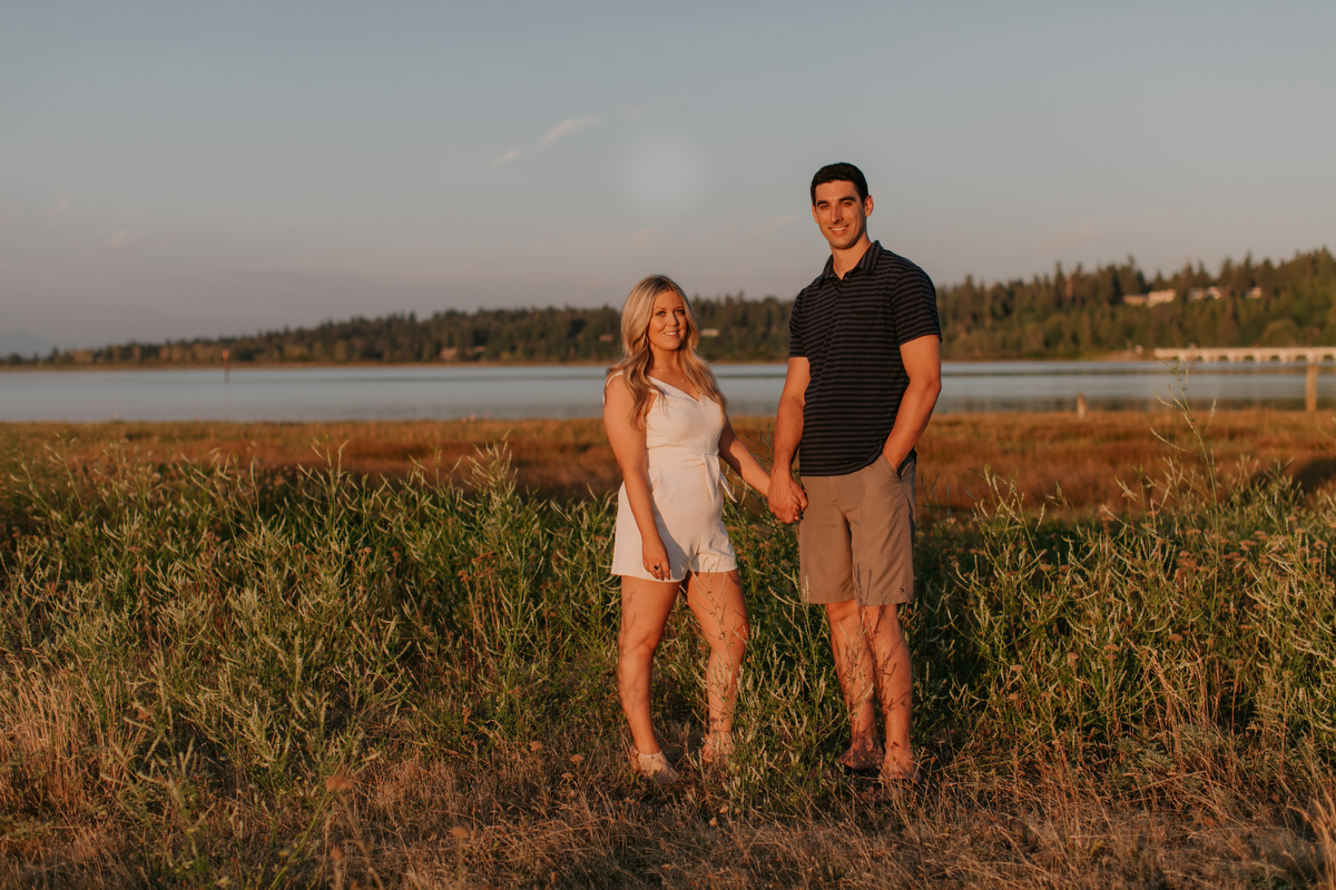 crescent beach engagement photos