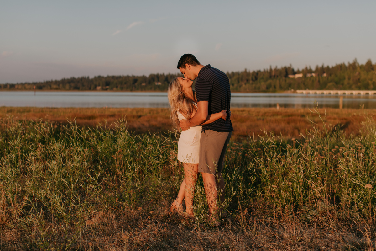crescent beach engagement photos