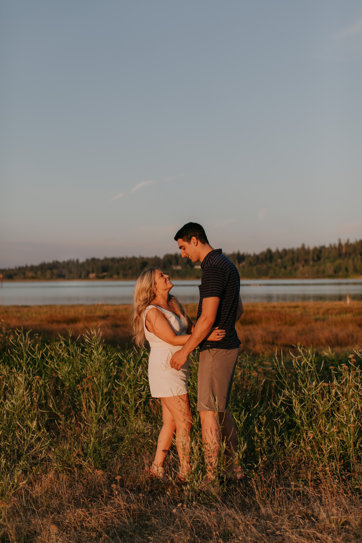 crescent beach engagement photos