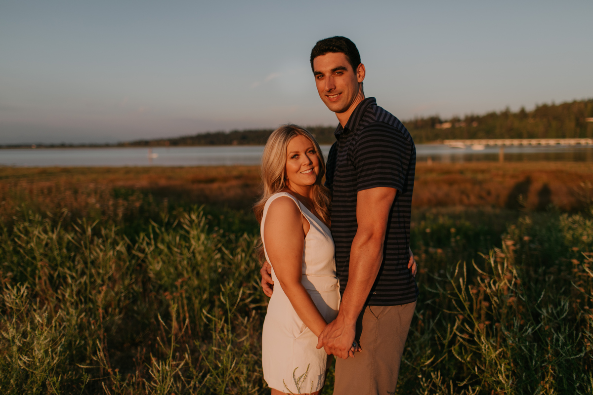 crescent beach engagement photos