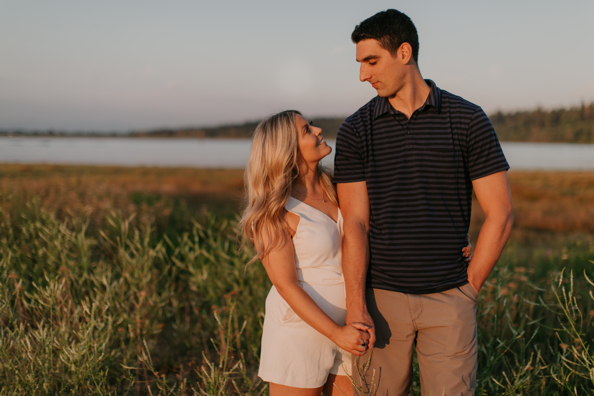 crescent beach engagement photos