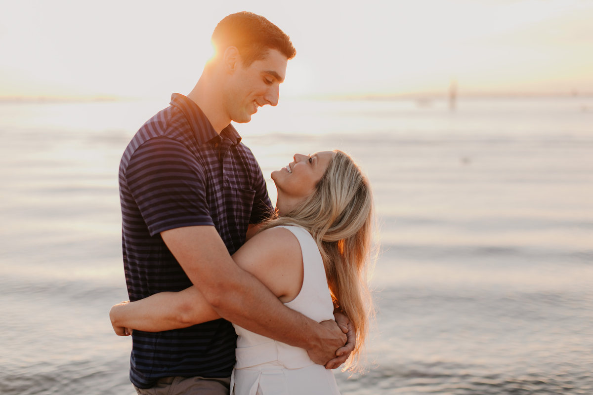 crescent beach engagement photos