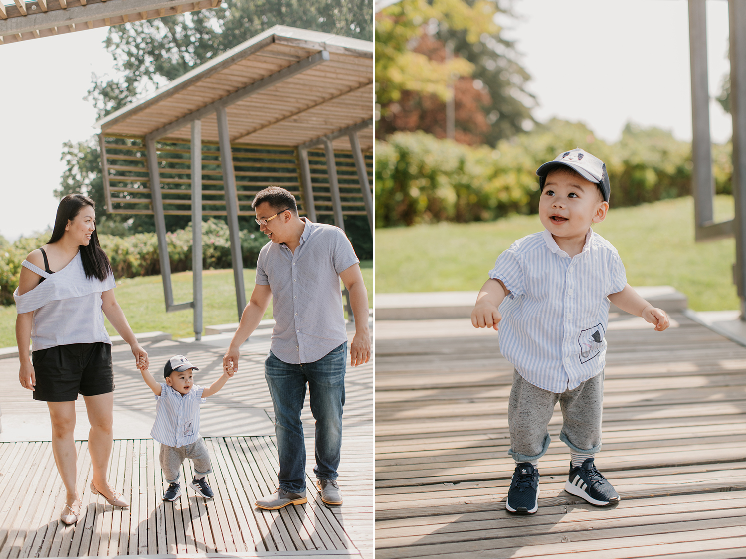 family photos at queen elizabeth park in vancouver