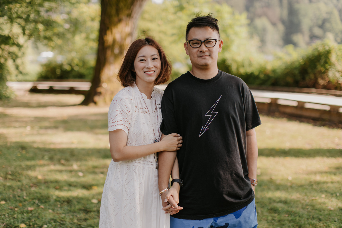 deer lake park family photos in vancouver
