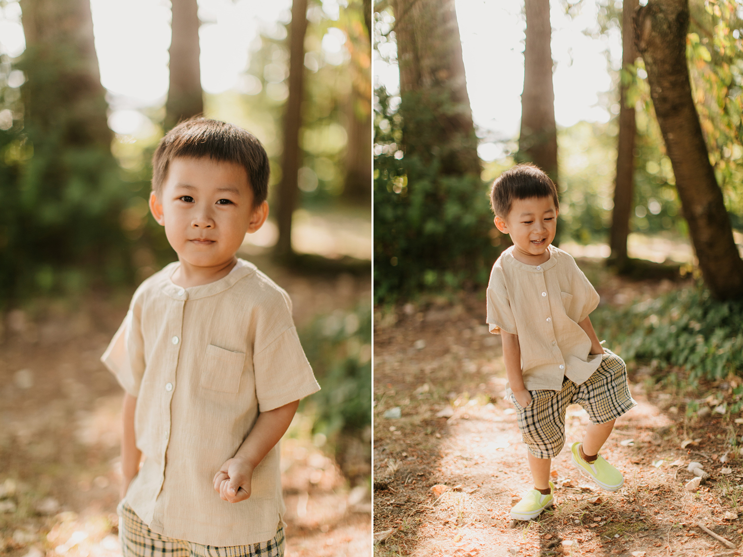 deer lake park family photos in vancouver